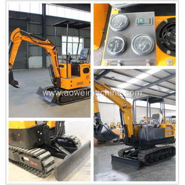 CE certificate 1500KGS new design mini digger excavator